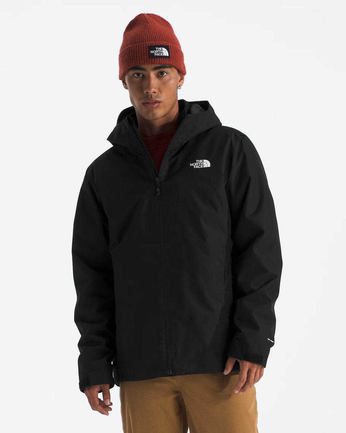 The North Face DryVent Waterproof Hooded Shell Jacket Black