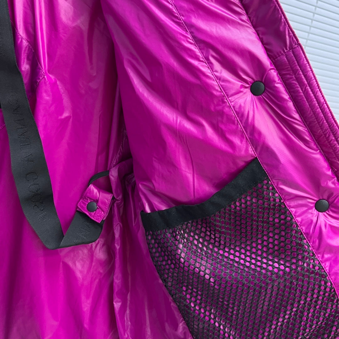 Canada Goose Iridescent Gloss Shell Hooded Down Jacket