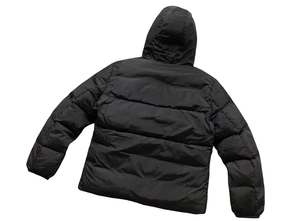 Moncler Logo Hood Oversized Down Jacket