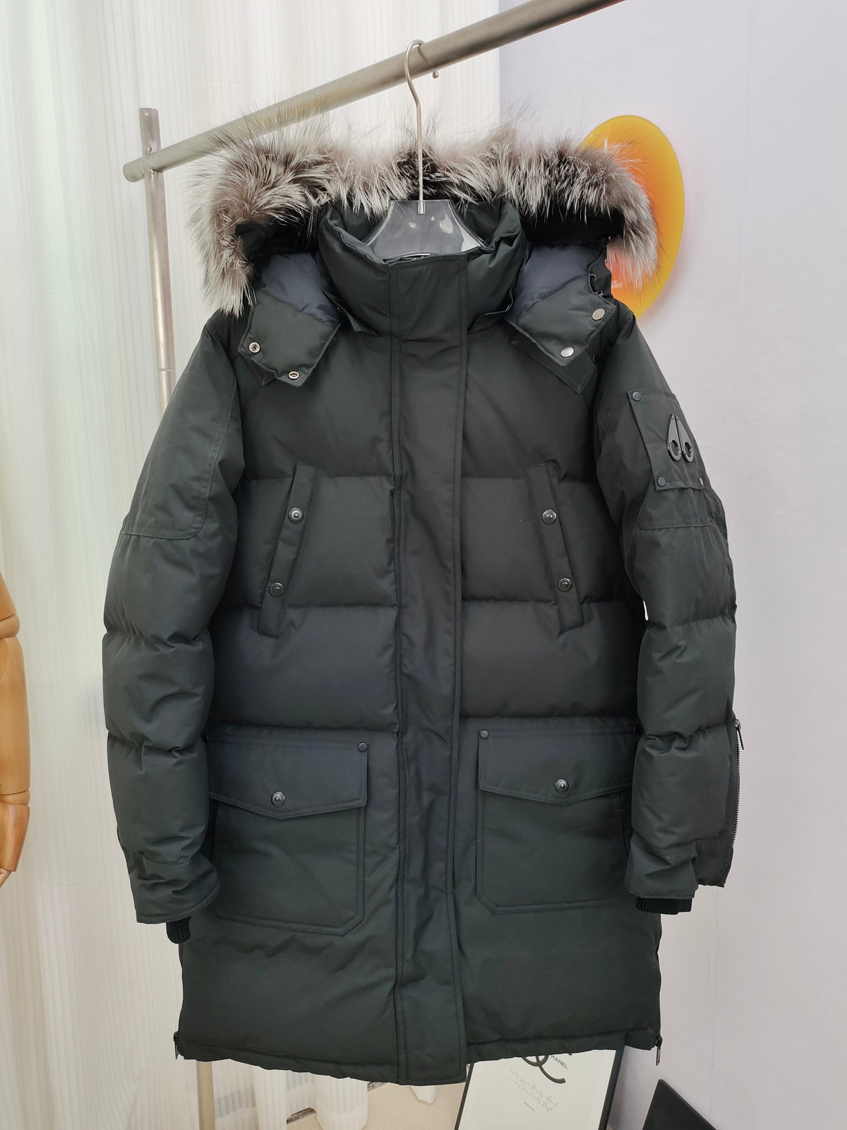 Moose Knuckles Fox Fur Hood Long Parka