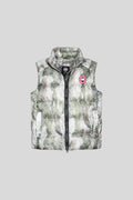 Canada Goose Floral Watercolor Print Down Puffer Vest
